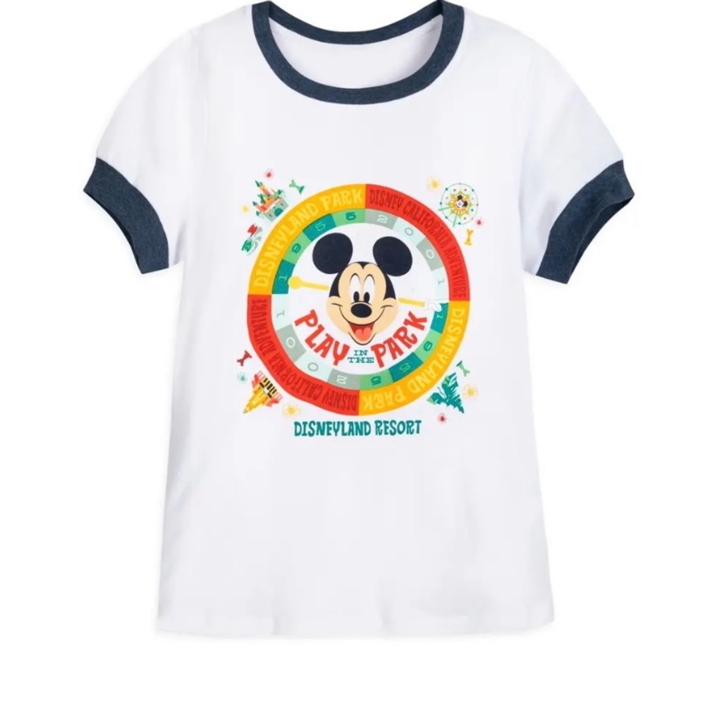 Disney Parks Disneyland Play in the Park series Women’s Ringer Shirt XL
